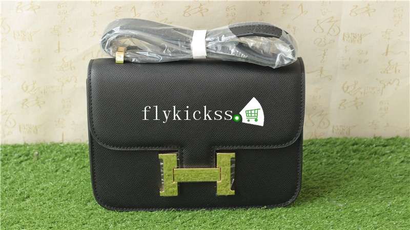 Hermes Black Shoulder Bag 24inches